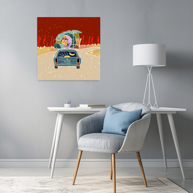 Art contemporain Art contemporain, H 24 po x l 24 po