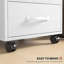 Erve 40cm Wide 3 -Drawer Mobile File Cabinet-1280572268