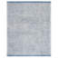 Tapis en laine / coton touffeté à la main Baer en ivoire / bleu-1232305591
