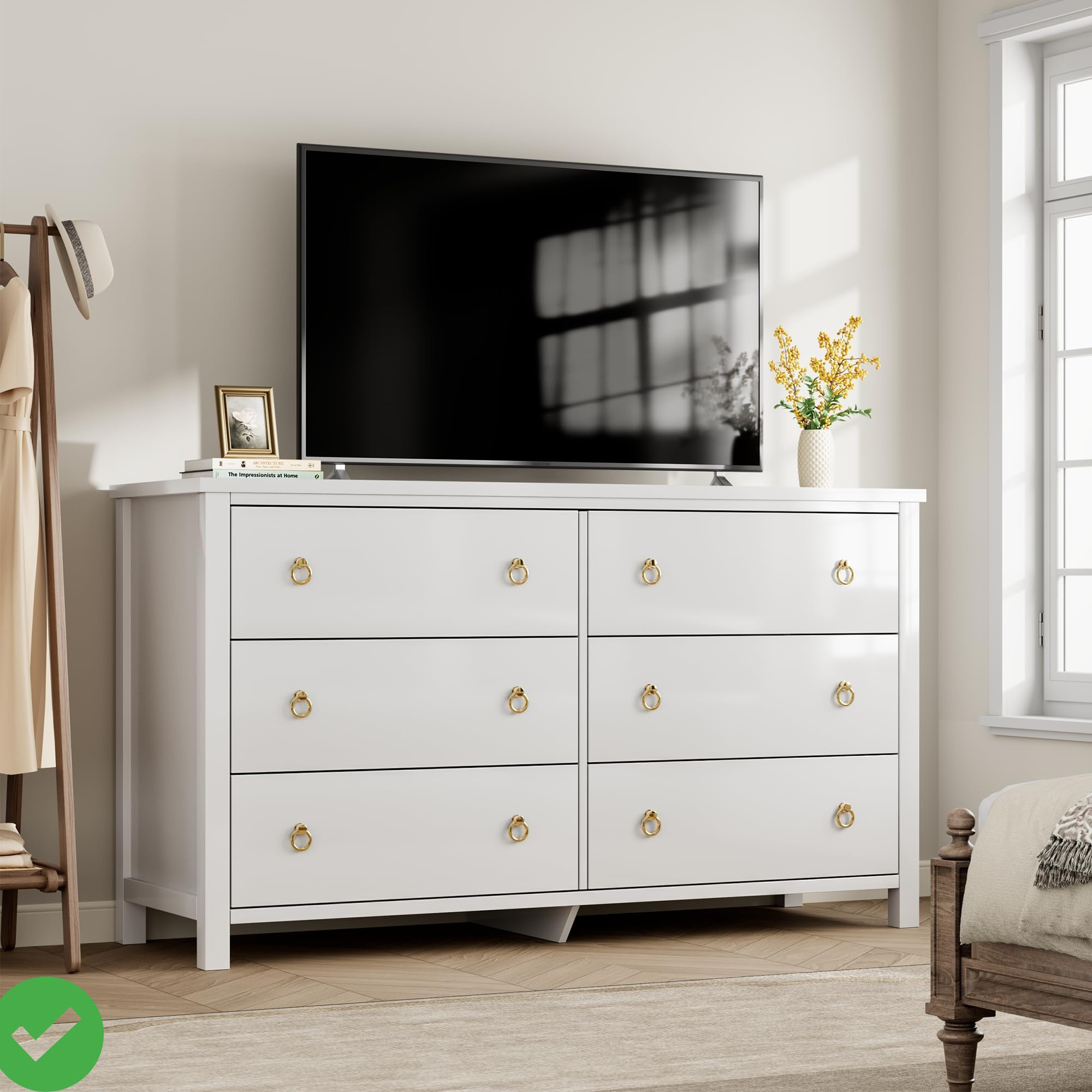 Breakwater Bay 6/7 Drawer Dresser for Bedroom 47'' Wide Dresser Chest ...