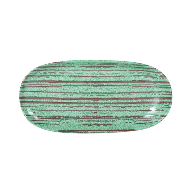 Assiette plate Stardust, Vert