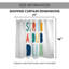 Rideau de douche simple Eisa Scrub a Dub-615311517
