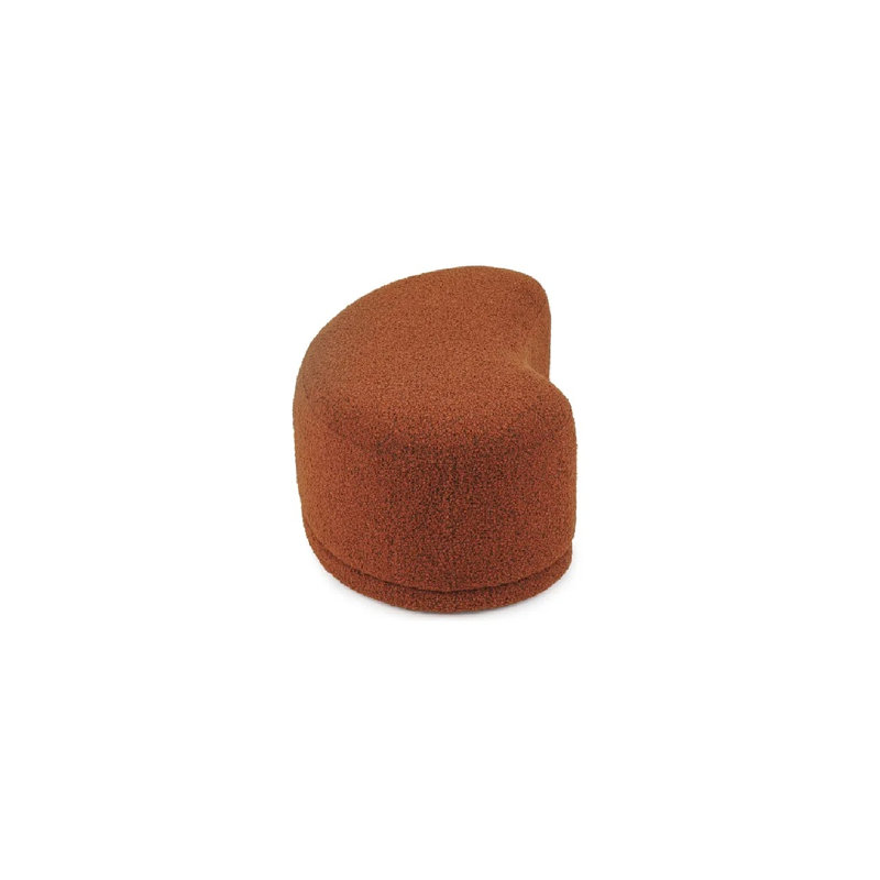 Enzo Pouf, Rust Polyester/Acrylic