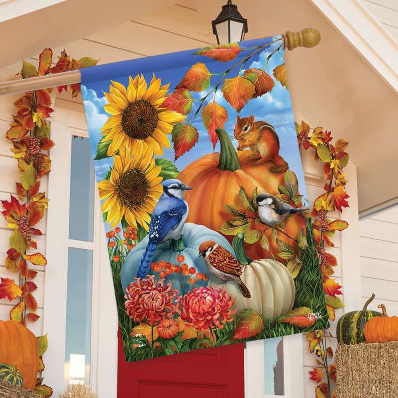 Drapeau de la maison de rassemblement d'automne