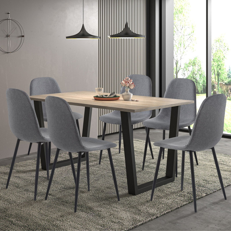 Antigua 6 - Person Dining Set, H77 x L150 x W80cm
