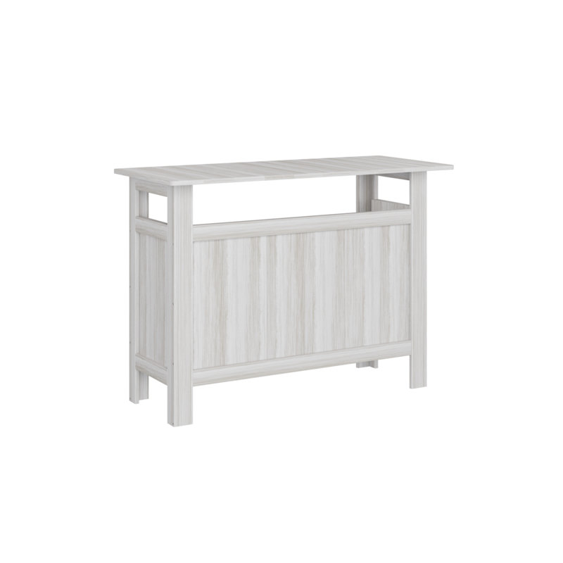 Outdoor Rectangle Bar Table, Seashell