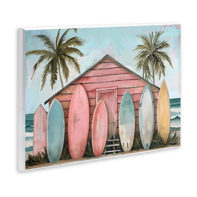 Plaque murale Pastel Boards Against Cabin, design par LSR Design Studio