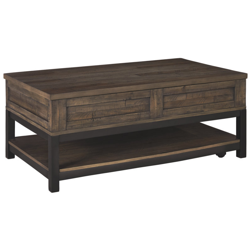 Table basse à 4 pieds avec rangement Junnie