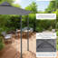 Pavillon de jardin pour barbecue 8 'x 5'