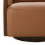 Fauteuil demi-tonneau pivotant de 32 po de largeur Nieve Hinnant-1132893108