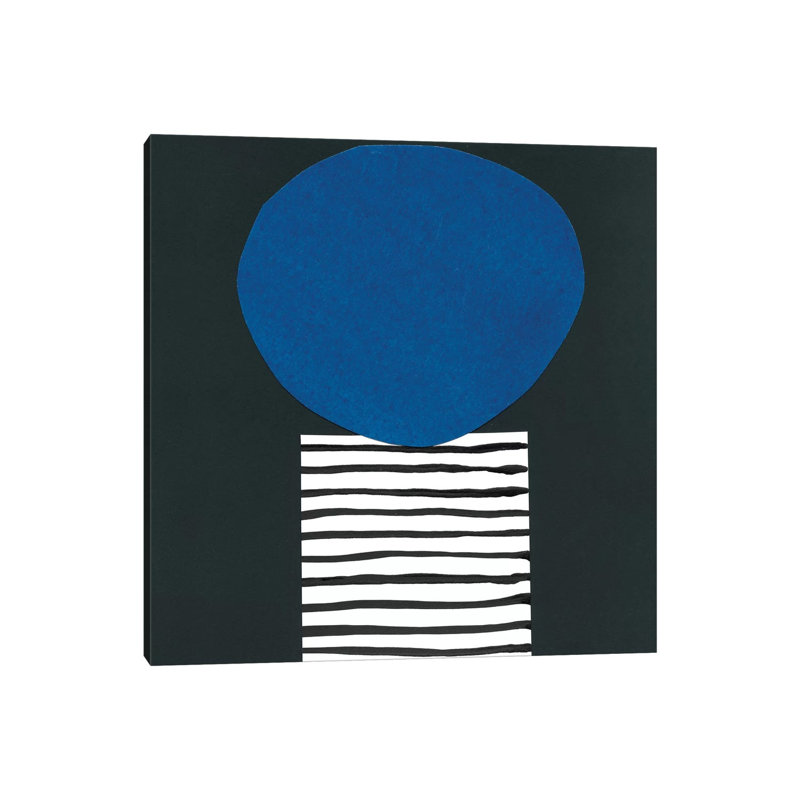 Memphis In Blue V 1 Piece Wall Art on Canvas, 93.98 cm H x 93.98 cm W x 1.91 cm D, Canvas