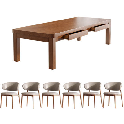 Ensemble de salle à manger rectangulaire