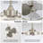 20-Inch Ceiling Fan With Remote Control, Dimming And Reversible DC Motor