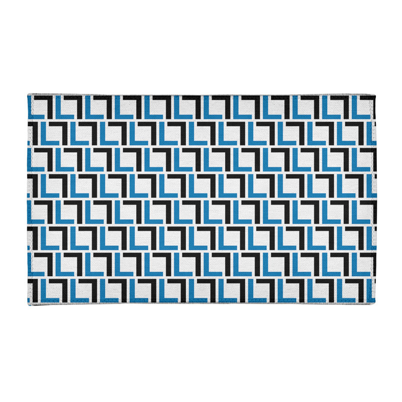 Geometric Indoor Rug, Rectangle 3' x 5'
