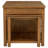 Mayfair 3-Piece Kitchen Island With Extension Table Dark Oak