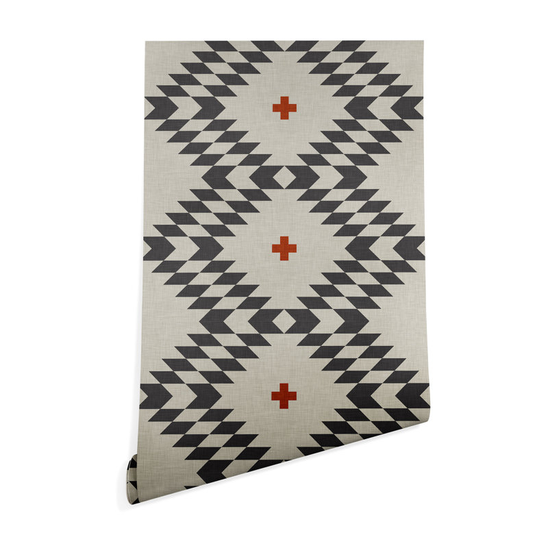 Panneau de papier peint adhésif naturel plus mat holli zollinger native plus, l 24 po x L 8 pi