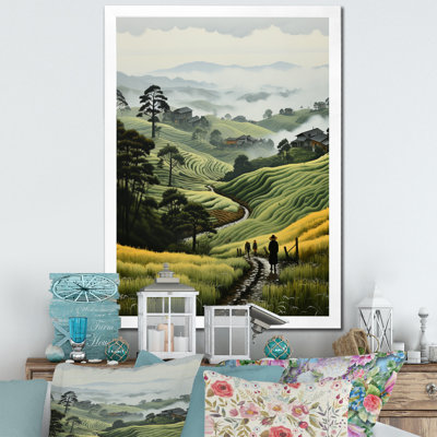 Campagne brumeuse - Hillside