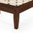 Mid-Century Modern Solid Wood Tenon Structure Bed Frame-950125878-950125877