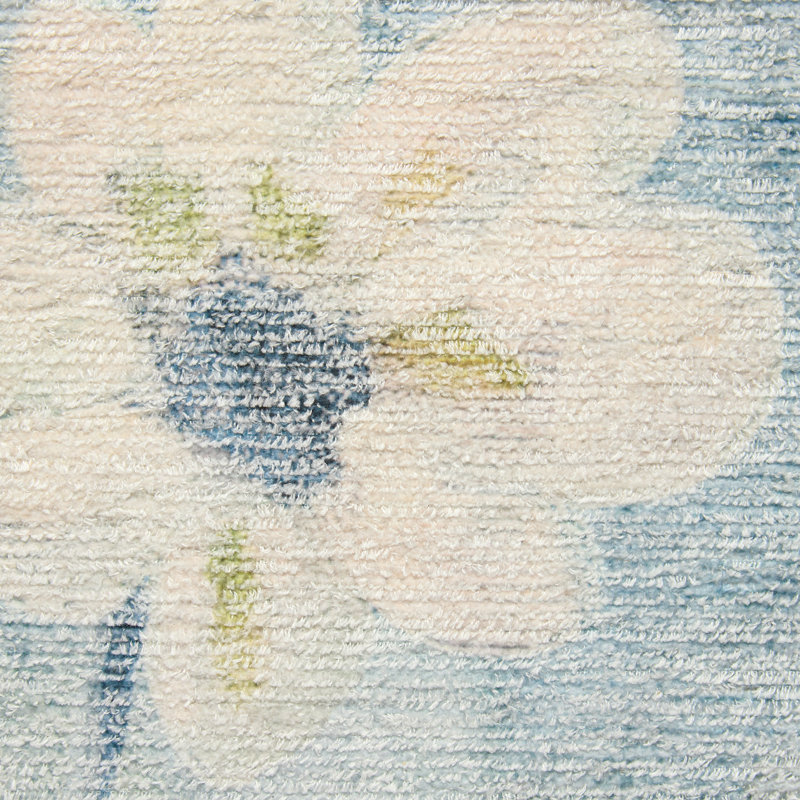 Tapis de cuisine discret à motif floral Everwash Cove, 24 po x 72 po