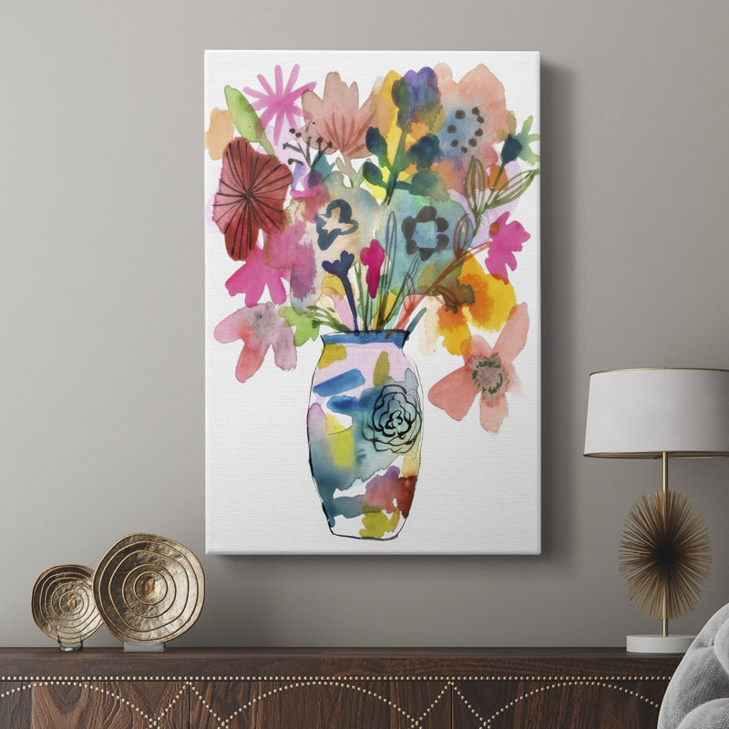 Linear Bouquet I - galerie sur mesure, H 12 po x l 8 po