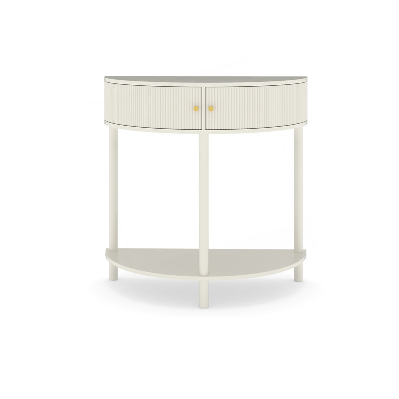 Table de bout demi-lune Artisan-Wave