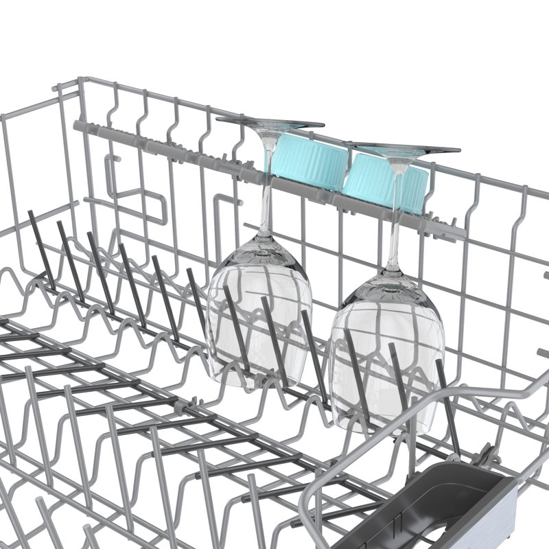 24" Stainless Steel Built-In Smart Dishwasher with Top Control