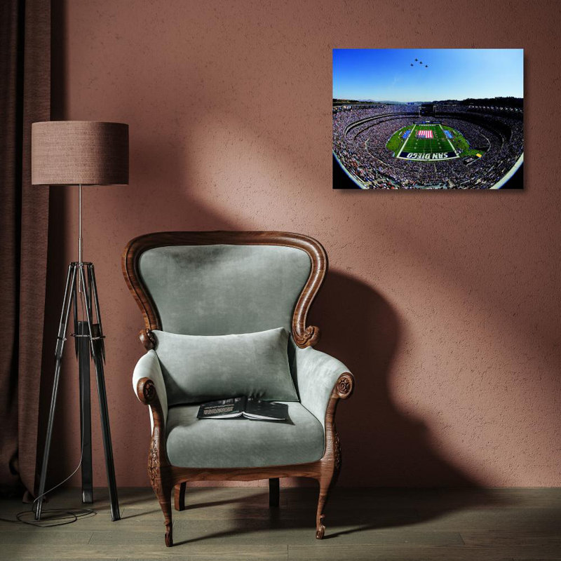 Qualcomm Stadium, 13" H x 18" W