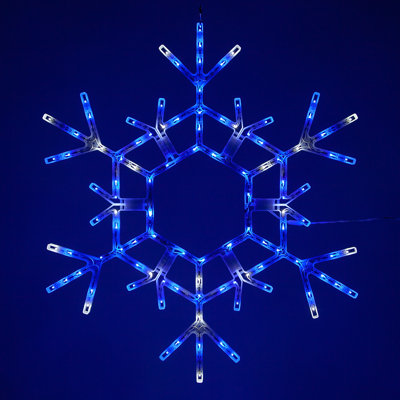 LED Folding Snowflake Lighted Display