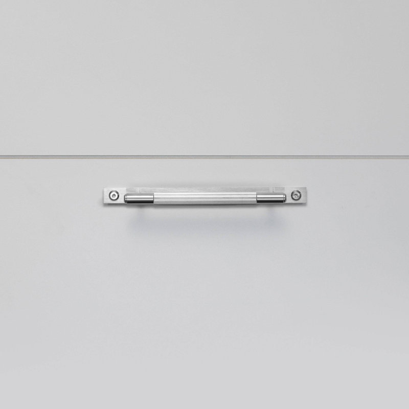 Pull Bar / Plate / Linear, 4 3/4", Steel