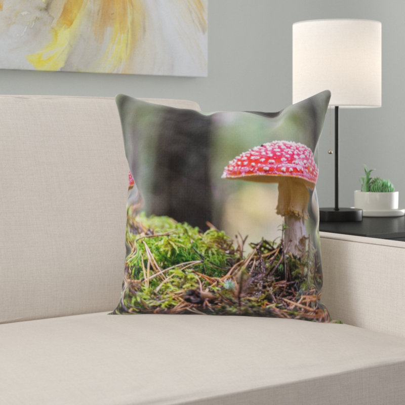 Coussin champignon champignon