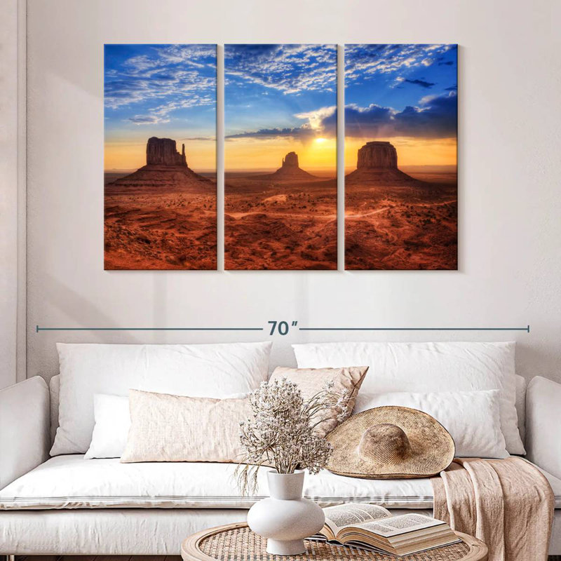 Alvord Monument Valley en Arizona, H 32 po x l 50 po