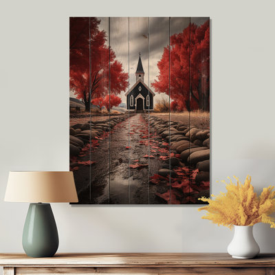 " Red Church Sanctuary In Solitude "