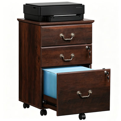 Wooden File Cabinet, Filling Cabinet
