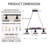 Billiard Bowling Pin Pendant Light, 3-Light Chandelier