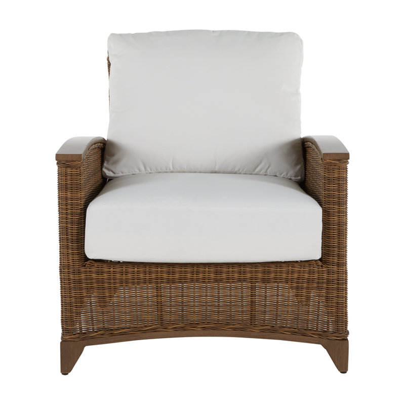 Astoria Woven Lounge Chair, Raffia/Oak, Rollo Lace, Welt