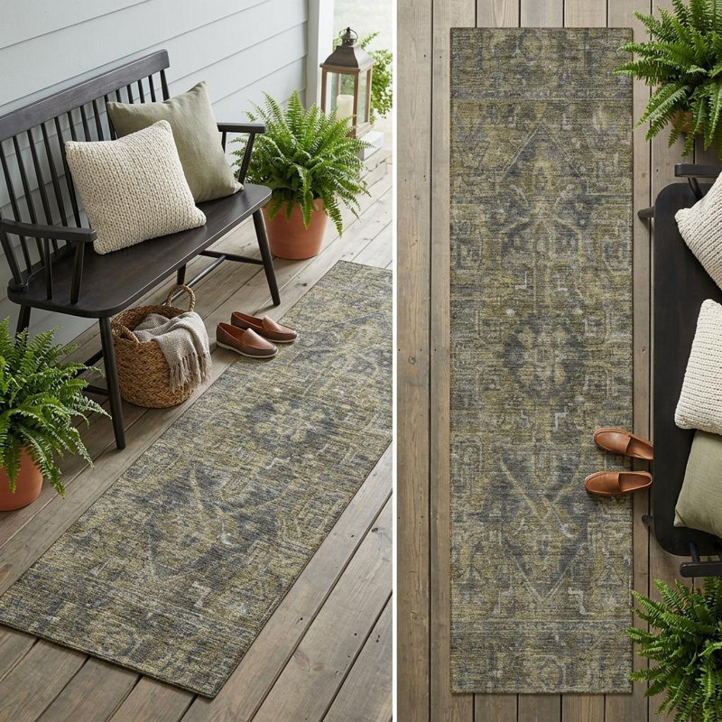Tapis de couloir d'extérieur 8 po