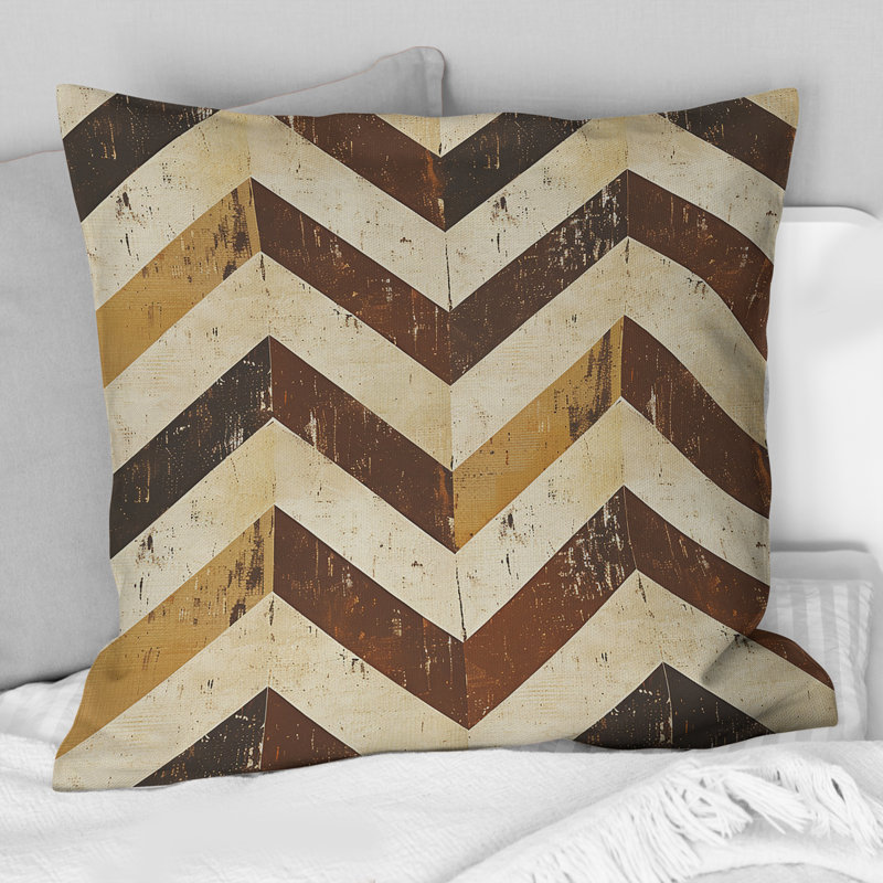 Coussin Brown, H 16 po x l 16 po