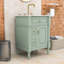Meuble-lavabo autoportant avec lavabo, tablette réglable, tiroirs et armoire de rangement-1151118353-1151118364