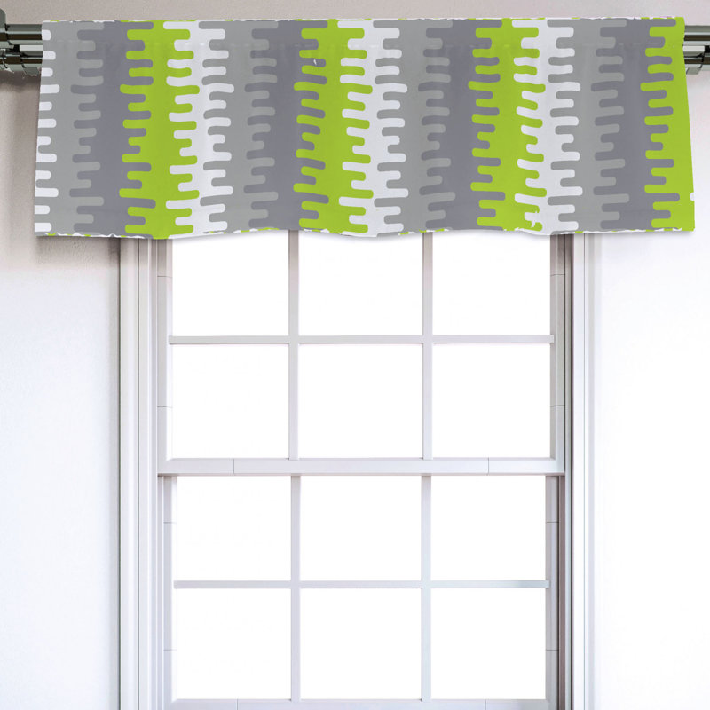 Sateen Ruffled Window Valance