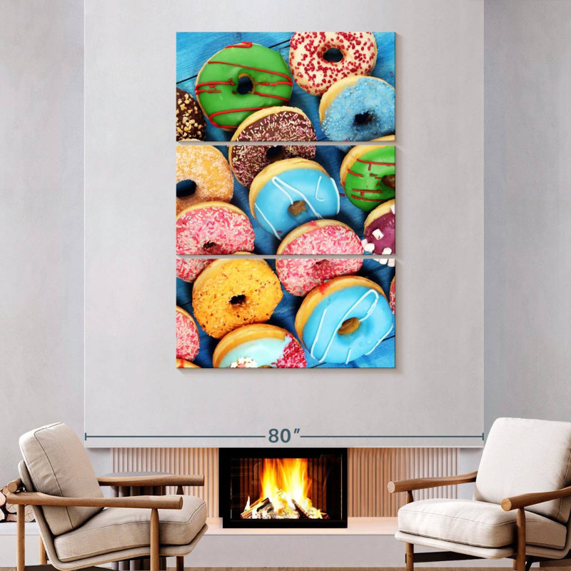Yarlin Assorted Flavored Doughnuts, 74" H x 48" W