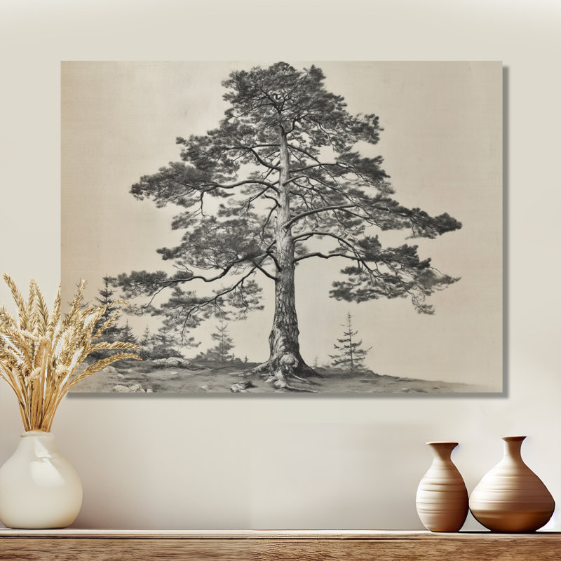 Reproduction d'art sur toile, pin, H 12 po x l 20 po, Toile tendue, Ne s’applique pas