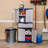 Storage Cabinet with 2 Adjustable Shelves and Center Drawer-53436889