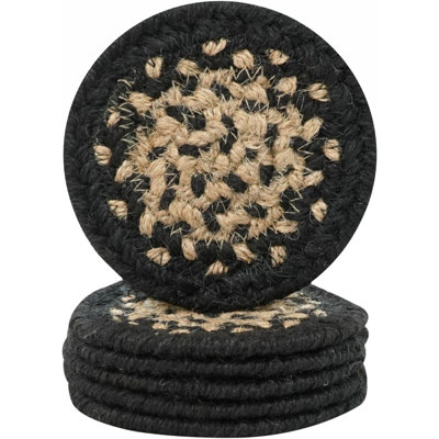 Ensemble de 6 sous-verres en jute de qualité supérieure pour table