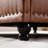 Leather Bench with Storage