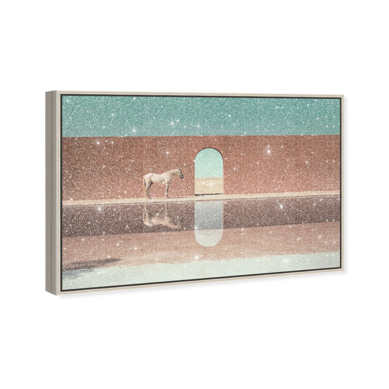Western Reflections Print by Oliver Gal, 16"H x 11"W, Silver Floater Frame
