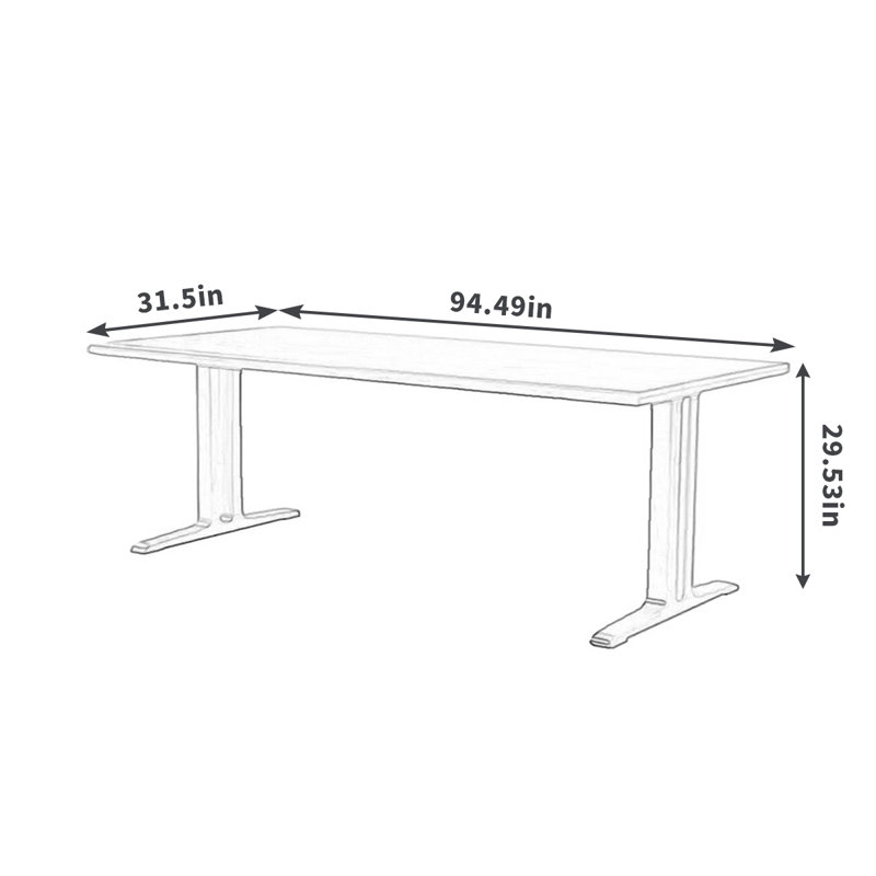 Gillion, 29.53"H x 94.49"L x 31.5"W