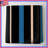 Black Blue Striped Quilted Bedspread All Sizes-128572579