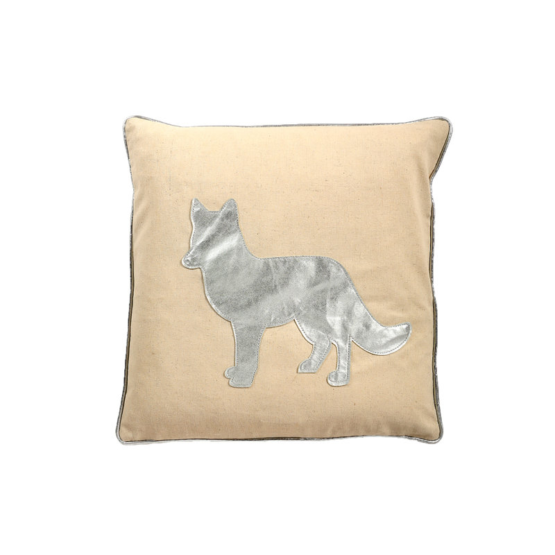 Patchwork Throw Pillow, Silver, Pillow Cover Only - No Insert