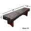 Housse de table de jeu de palets en similicuir robuste de 16 pi GSE pour accessoires de table de jeu de palets (noir)-86653753-86653750
