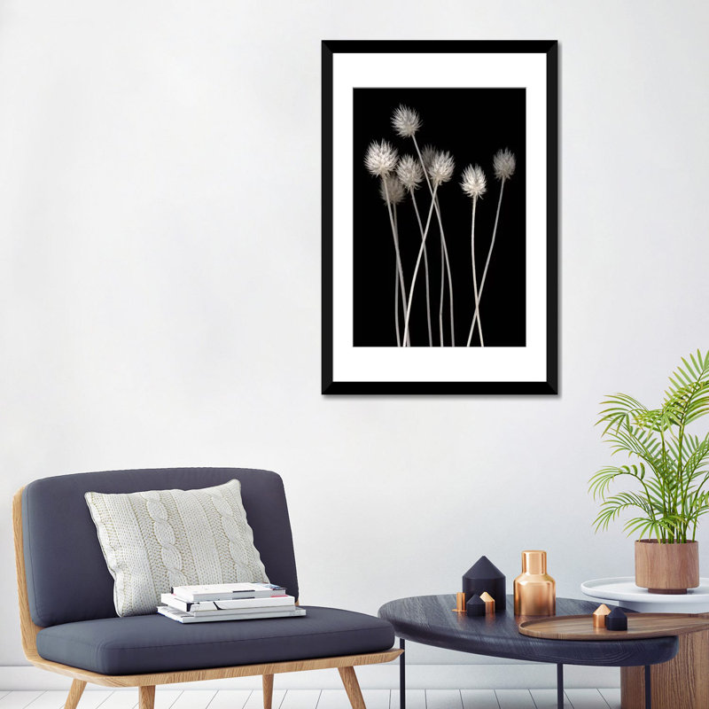 «Dried Up I», impression sur toile, H 24 po x l 16 po x P 1 po, Papier d'art encadré noir, Blanc